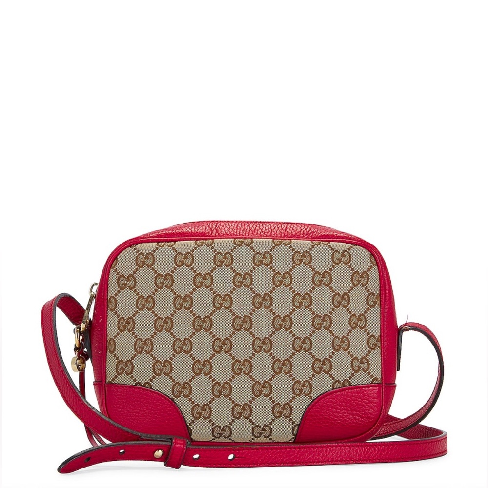 Gucci Mini Bree Messenger Bag in Beige